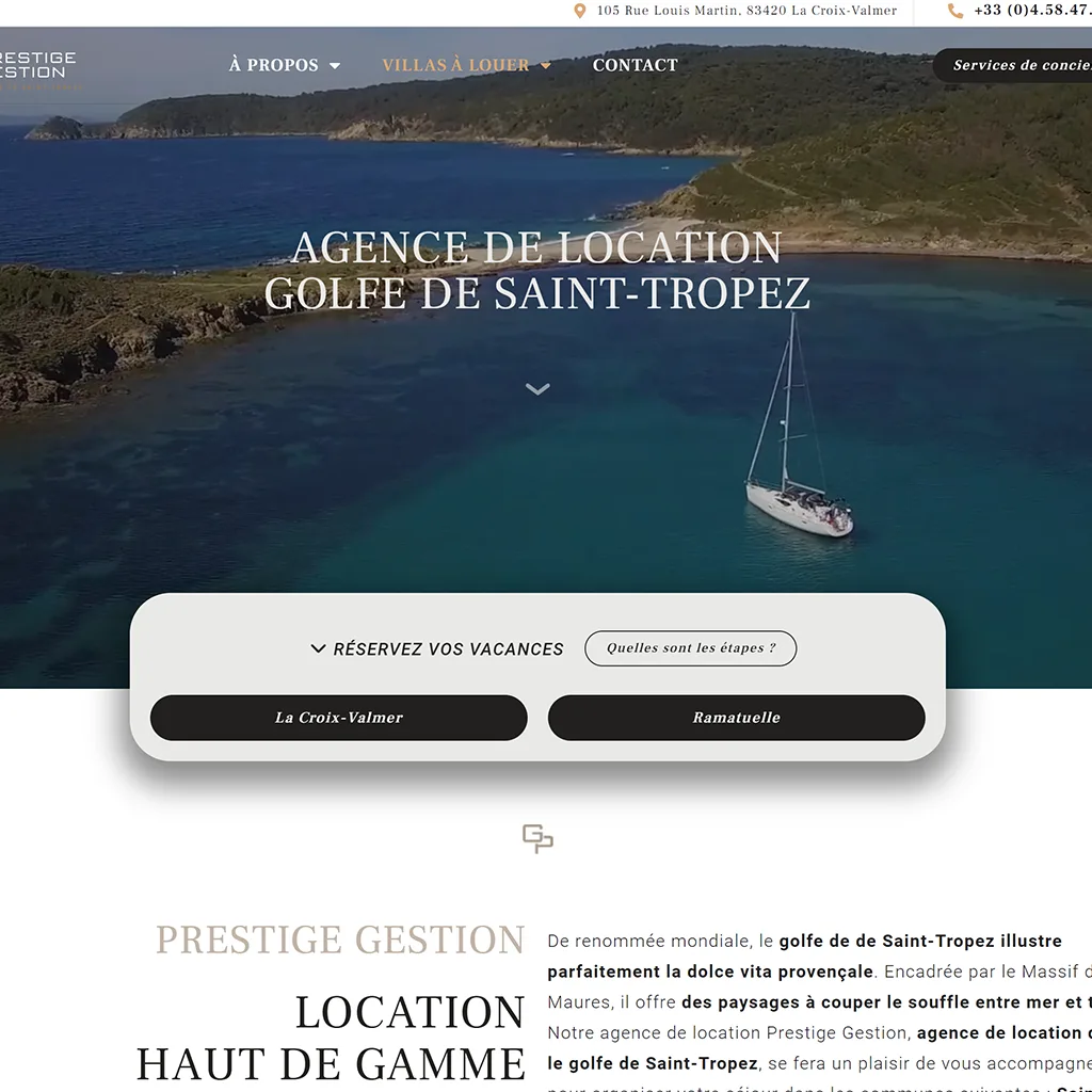 Location de villa à la Croix-Valmer Prestige Gestion : Votre séjour de luxe sur la Côte d’Azur